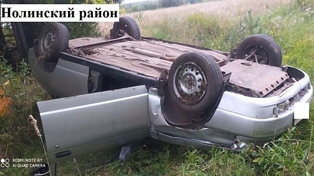 В Нолинском районе перевернулась «двенадцатая»