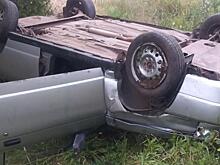 В Нолинском районе водитель «ВАЗа» опрокинулся в кювет