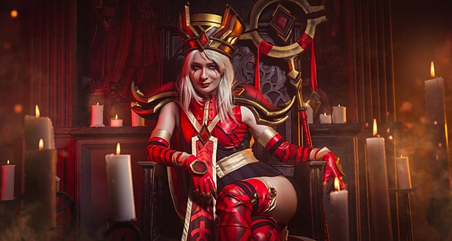 Самый сексуальный инквизитор Азерота — косплей на Салли Вайтмейн из World of Warcraft