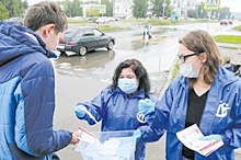 Молодежь ВСМПО раздала салдинцам две тысячи защитных масок