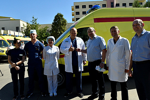 Кубанские больницы получили 21 машину скорой помощи