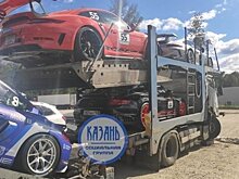 Стали известны подробности ДТП с автовозом, который ехал с восемью гоночными Porsche в Татарстане